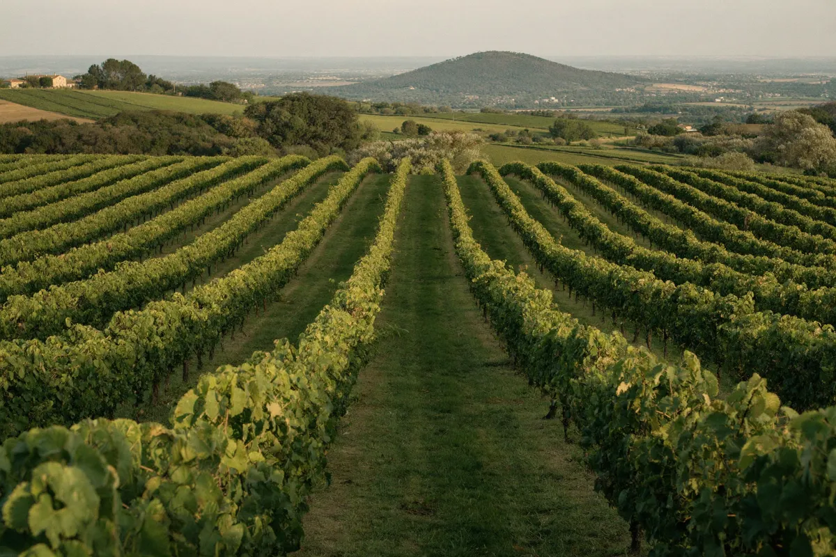 Vignoble du Languedoc près de Béziers